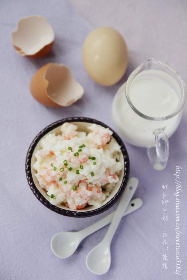 虾仁炒牛奶的做法 虾仁炒牛奶的做法