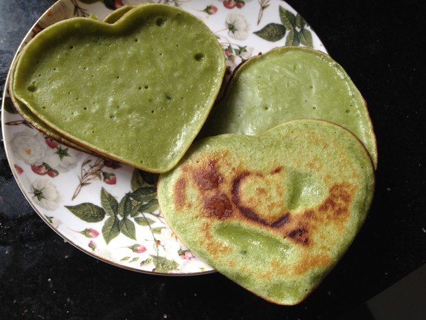 面食早餐抹茶煎饼的做法,怎么做,抹茶煎饼如何做好吃详细步骤图解的做法