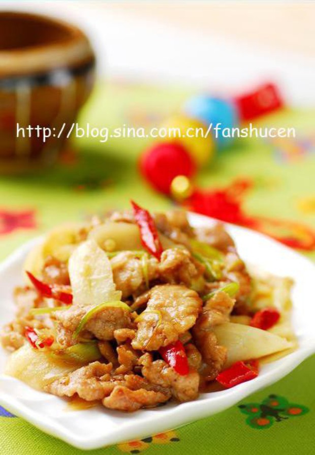 仔姜肉片的做法,怎么做,仔姜肉片如何做好吃详细步骤图解的做法