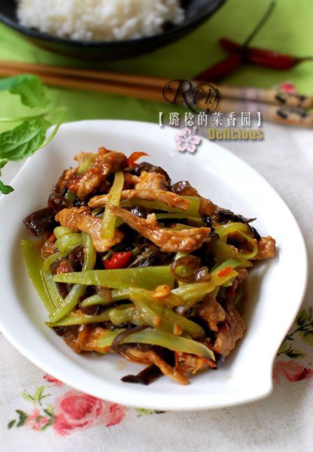 青笋炒肉丝的做法 青笋炒肉丝的做法