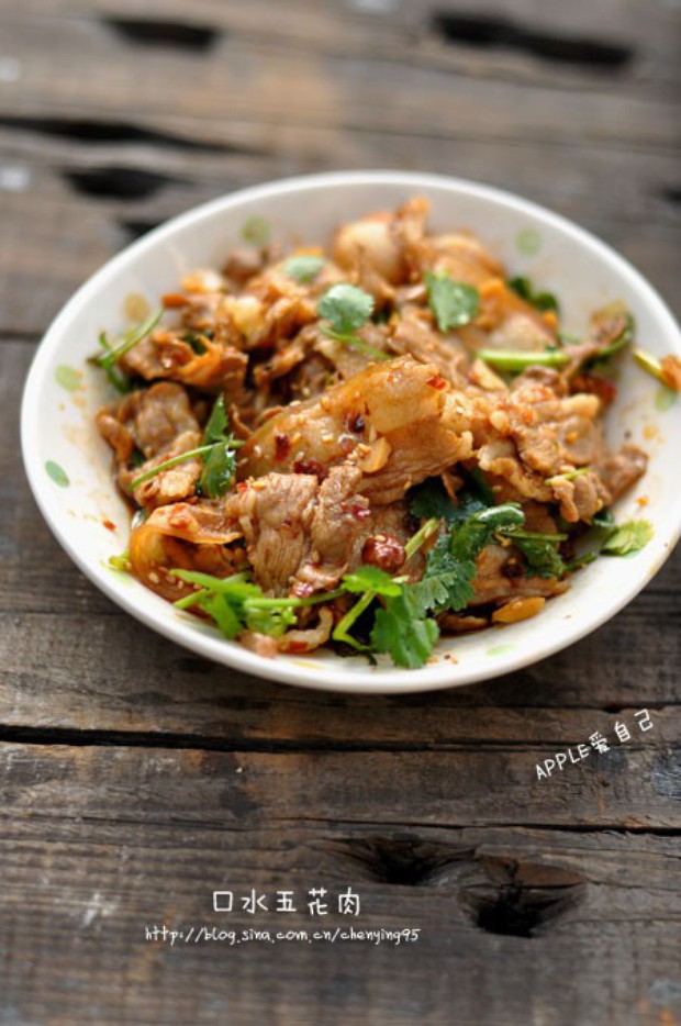 下饭菜口水五花肉的做法,怎么做,口水五花肉如何做好吃详细步骤图解的做法