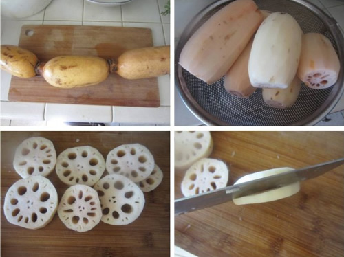 第2步炸藕盒的家常做法图片步骤