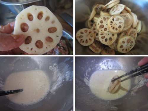 第5步炸藕盒的家常做法图片步骤