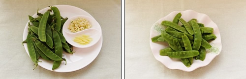 第2步清炒荷兰豆的家常做法图片步骤