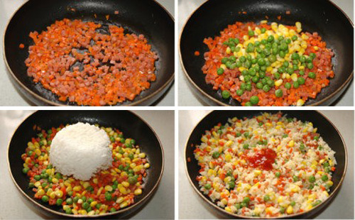 第3步超营养的华丽版蛋包饭的家常做法图片步骤