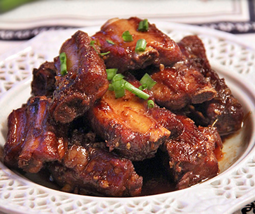 糖桂花烧排骨的做法图解,如何做,糖桂花烧排骨怎么做好吃的做法