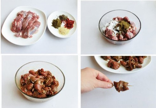 第2步牙签肉的家常做法图片步骤