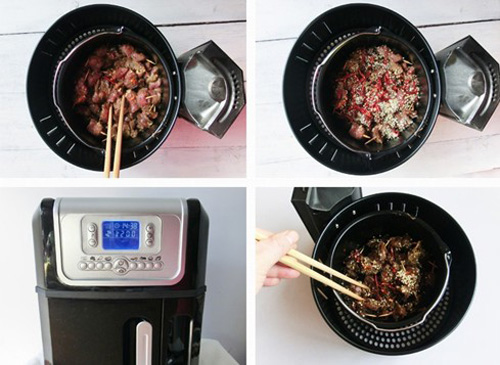 第4步牙签肉的家常做法图片步骤