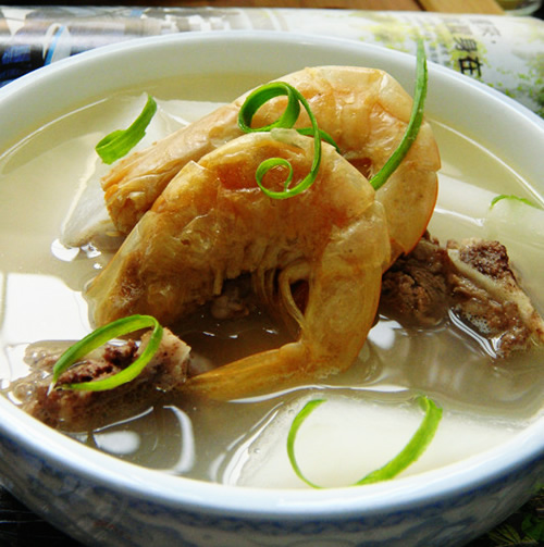 白萝卜虾干排骨汤的做法图解,如何做,白萝卜虾干排骨汤怎么做好吃的做法