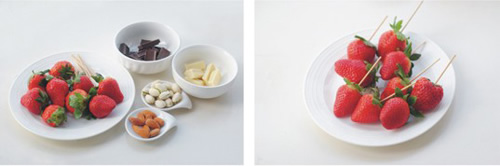 第2步草莓棒棒糖的家常做法图片步骤