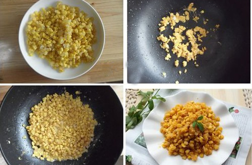 第3步金沙玉米的家常做法图片步骤