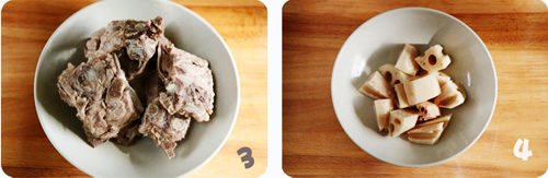 第3步莲藕猪骨汤的家常做法图片步骤