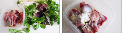 第3步香草鸡杂汤的家常做法图片步骤