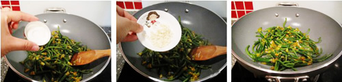 第3步清炒黄瓜花的家常做法图片步骤