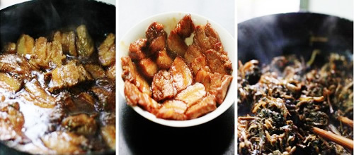 第4步霉干菜扣肉的家常做法图片步骤