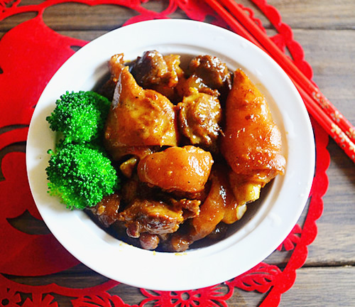 第5步香焖猪手的家常做法图片步骤