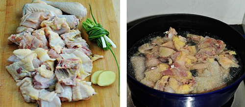 第2步山药炖鸡汤的家常做法图片步骤