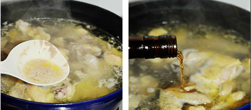 第3步山药炖鸡汤的家常做法图片步骤