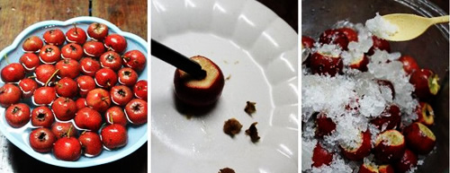 第2步冰糖山楂的家常做法图片步骤