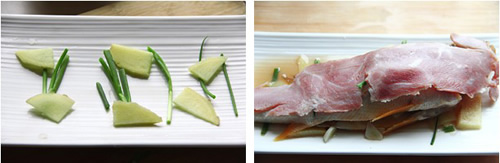 第3步培根大黄鱼的家常做法图片步骤