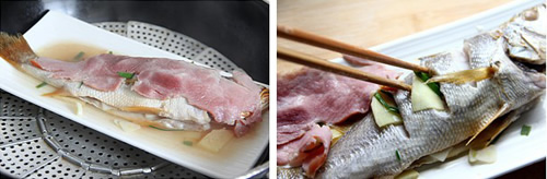 第4步培根大黄鱼的家常做法图片步骤
