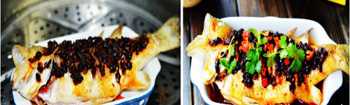 第4步豉汁鲈鱼的家常做法图片步骤