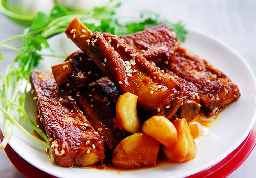 无油烟大硬菜 蒜香红烧排骨的做法图解,如何做,蒜香红烧排骨怎么做好吃的做法