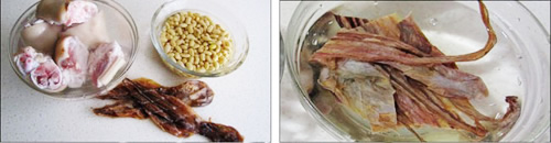 第2步墨鱼黄豆炖猪蹄的家常做法图片步骤