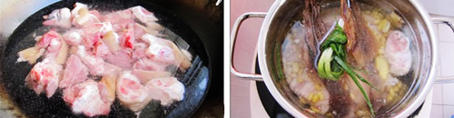 第3步墨鱼黄豆炖猪蹄的家常做法图片步骤