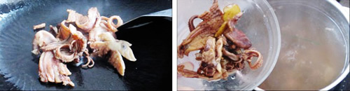 第4步墨鱼黄豆炖猪蹄的家常做法图片步骤