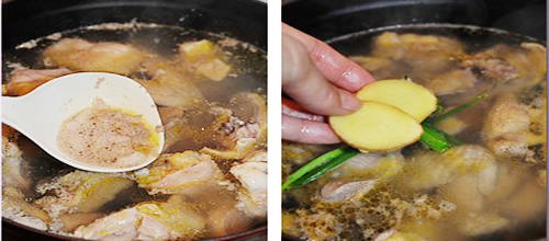 第3步菇香另类的花菇炖鸡汤的家常做法图片步骤