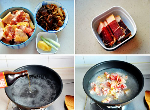 第2步小鸡炖蘑菇的家常做法图片步骤