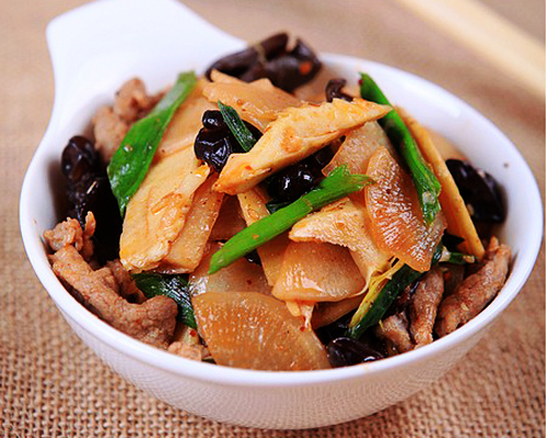 冬笋萝卜炒肉片的做法图解,如何做,冬笋萝卜炒肉片怎么做好吃的做法