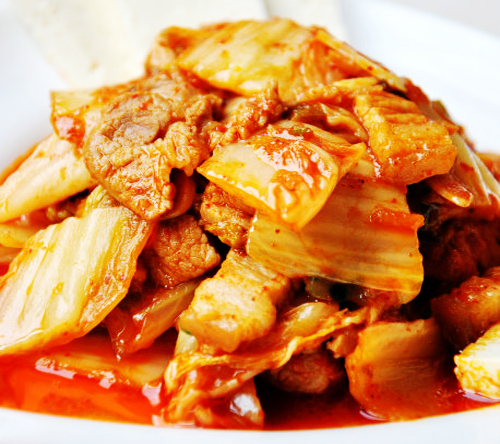 家常下饭开胃菜辣白菜炒五花肉的做法图解_如何做,辣白菜炒五花肉怎么做好吃的做法