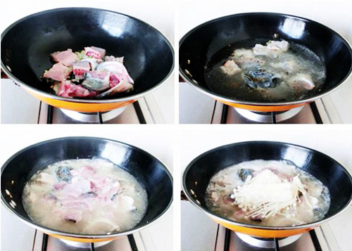第4步花椒鱼片汤的家常做法图片步骤