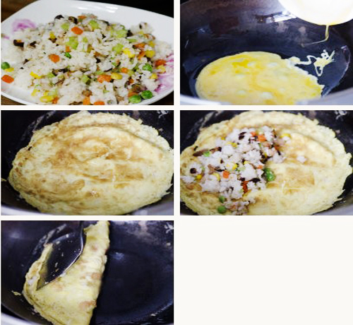 第4步蛋卷饭的家常做法图片步骤