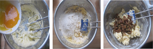 第3步葡萄干椰蓉球的家常做法图片步骤