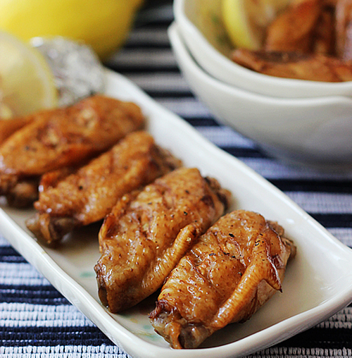 第5步柠香锡纸烤鸡翅的家常做法图片步骤