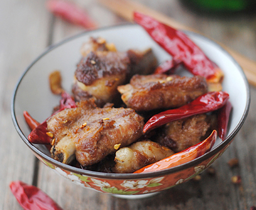 外焦里嫩麻辣开胃红烧排骨的做法图解_如何做,红烧排骨怎么做好吃的做法