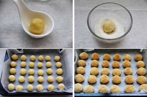 第4步椰丝球的家常做法图片步骤