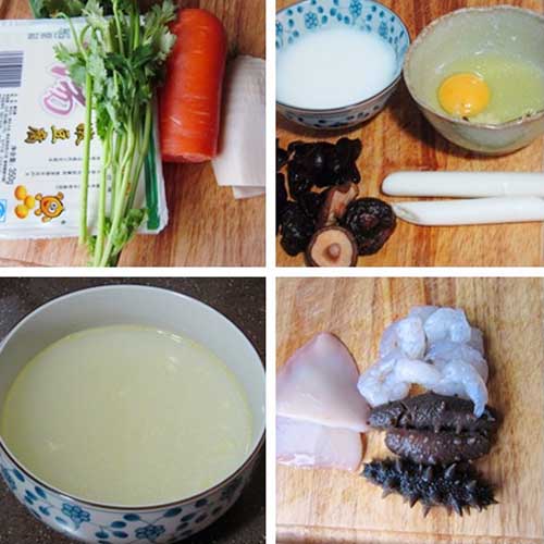 第2步海鲜酸辣汤的家常做法图片步骤