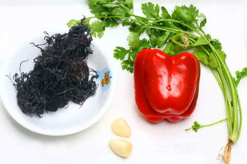 第2步拌紫晶藻的家常做法图片步骤