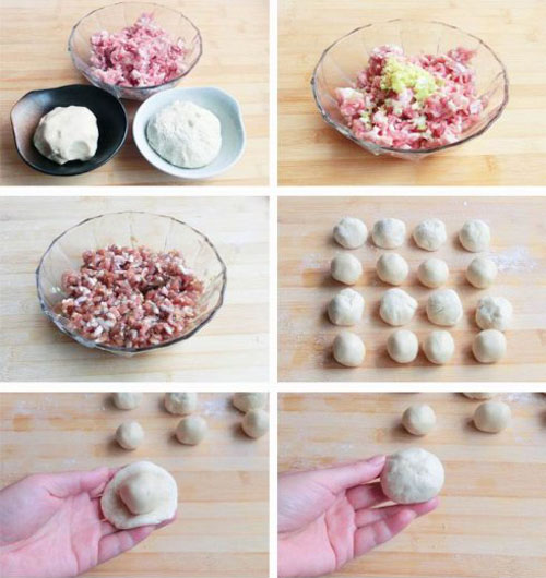 第2步精制中秋鲜肉月饼的家常做法图片步骤