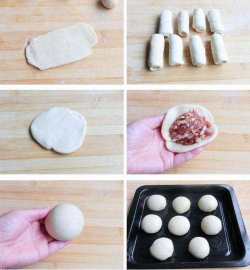 第4步精制中秋鲜肉月饼的家常做法图片步骤