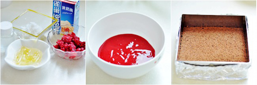 第4步巧克力慕斯树莓蛋糕的家常做法图片步骤