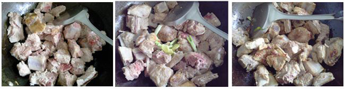 第5步自制美味排骨煨玉米南瓜的家常做法图片步骤