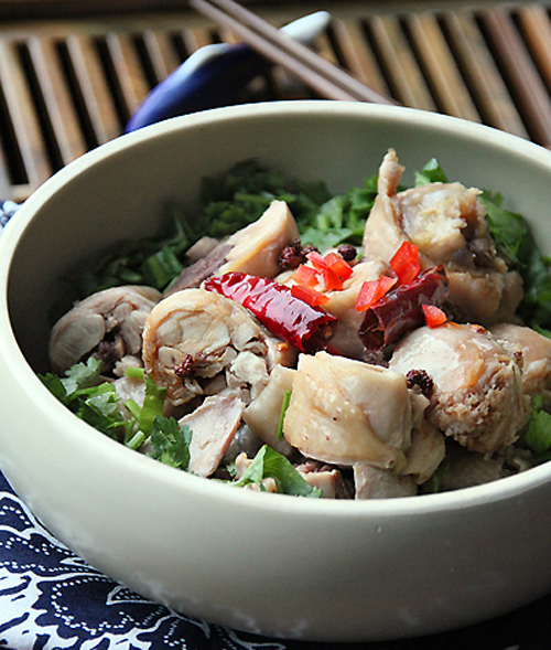 第4步白灼仔鸡腿的家常做法图片步骤