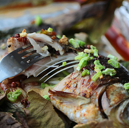 荷叶烤鱼的做法 荷叶烤鱼的做法