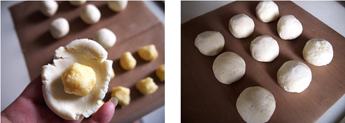 第6步椰蓉糯米糍的家常做法图片步骤