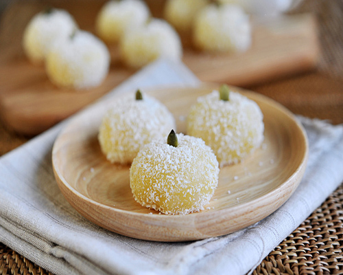 第9步椰蓉糯米糍的家常做法图片步骤